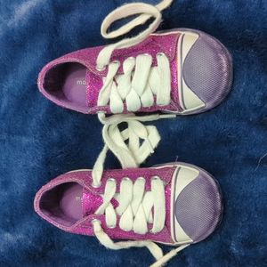 Morgan & Milo purple glitter shoes, toddler size 8.5
